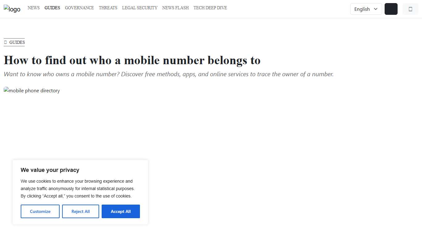How to find out who a mobile number belongs to - negg Blog