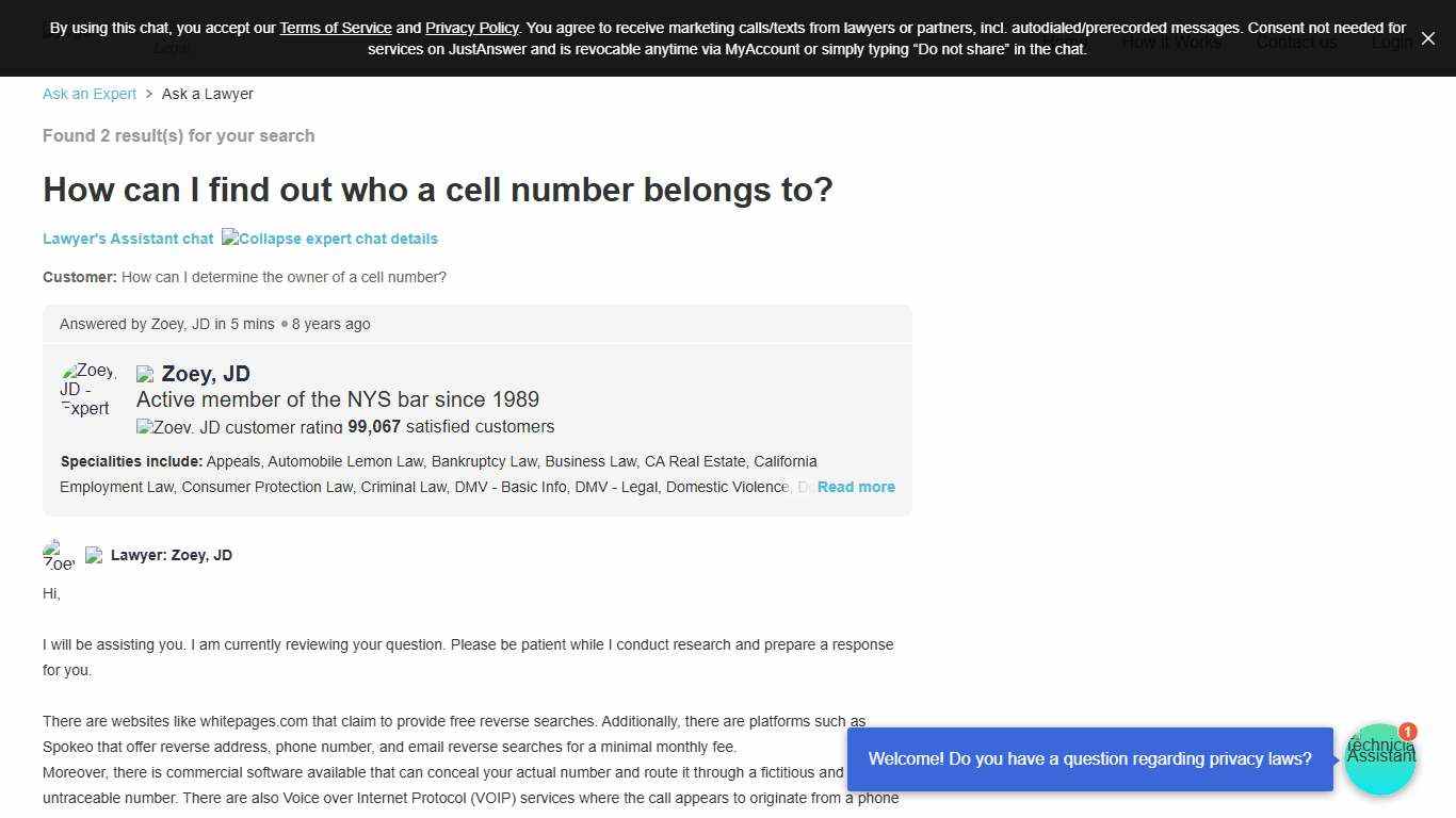 How to Find Out Who a Phone Number Belongs To | Expert Q&A
